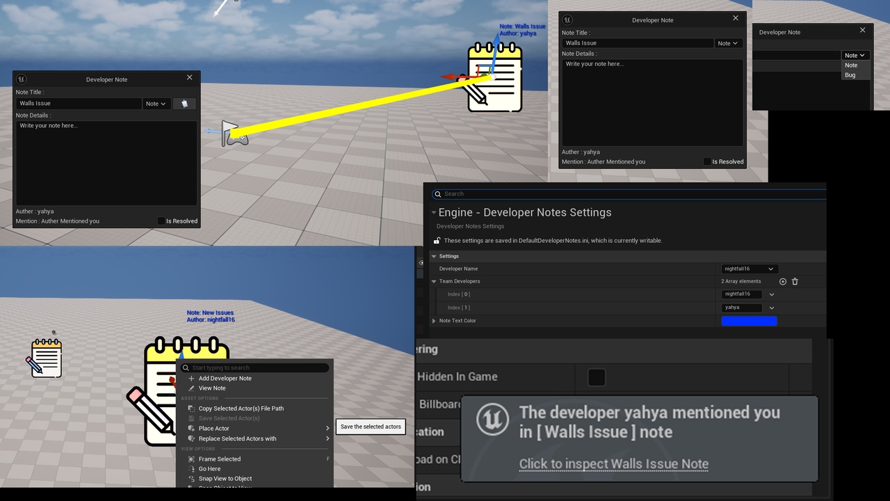 Media 1 for listing Unreal Engine Developer Notes