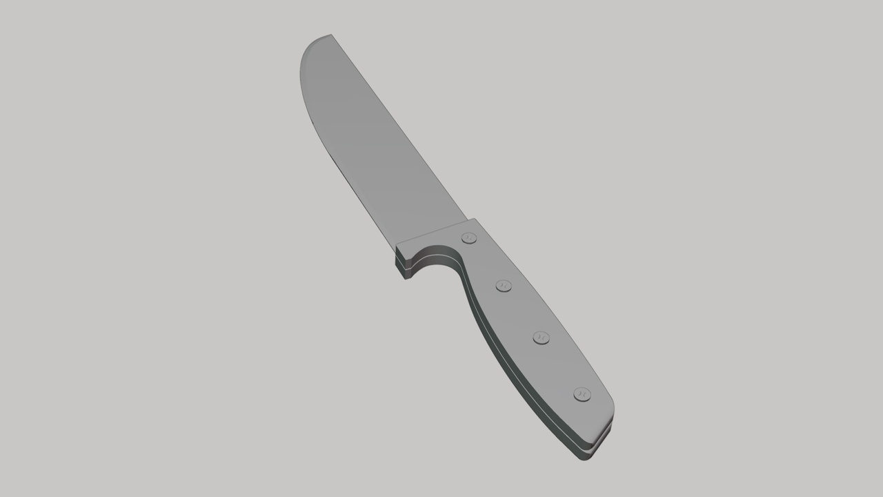 Media 1 for listing Knife - Geometry Only No Textures No Materials