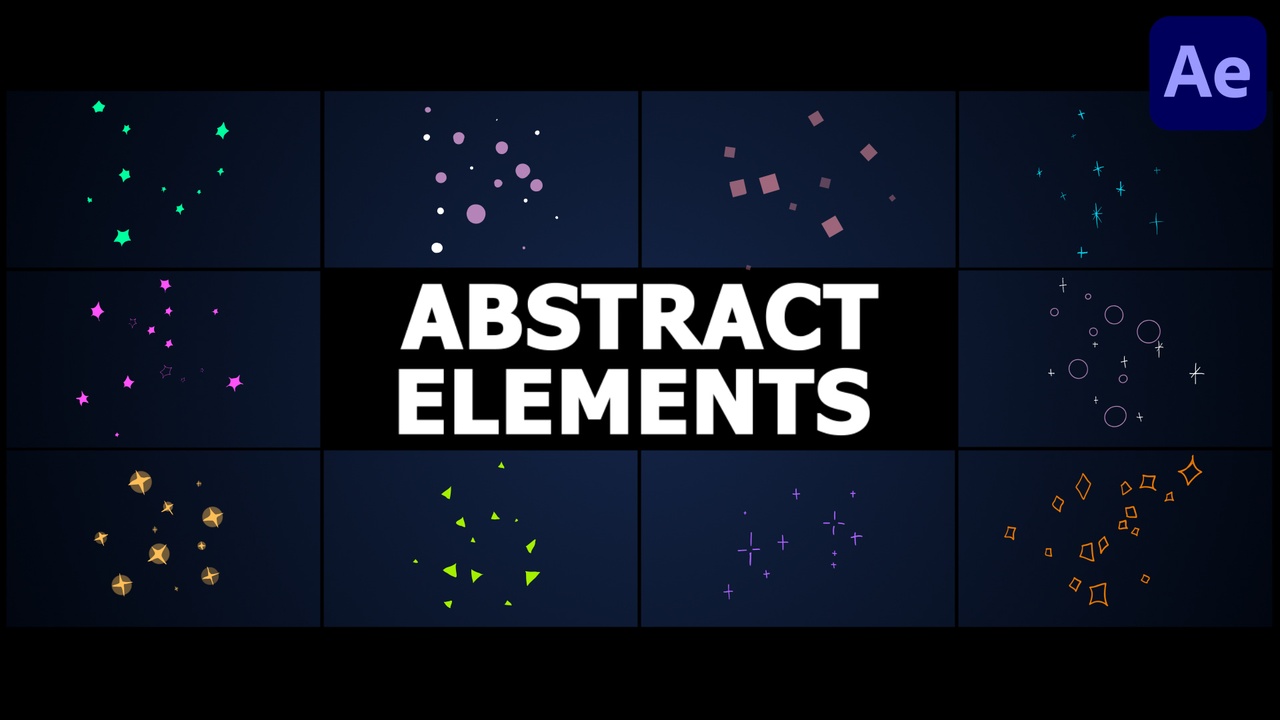 商品 Abstract Shine and Sketch Elements 的媒体 1