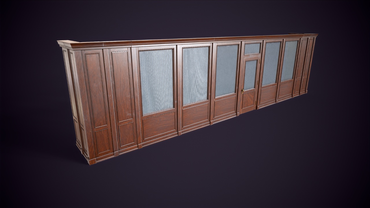 Media 1 for listing Vintage Office Partition