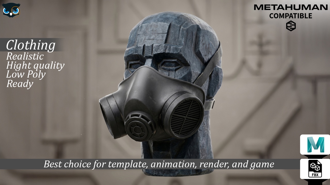Media 1 for listing Tactical Dual-Filter Respirator - Industrial Survival Mask