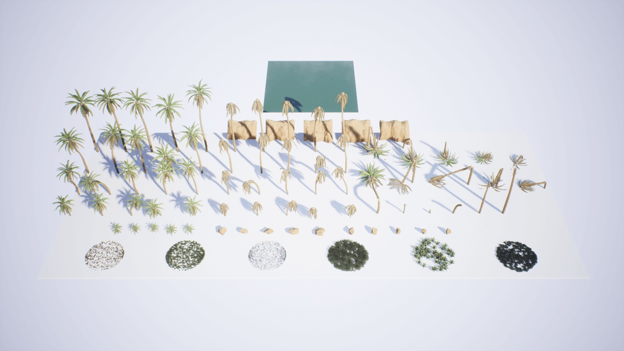 Multimedia 1 para anuncio Low Poly: Oasis