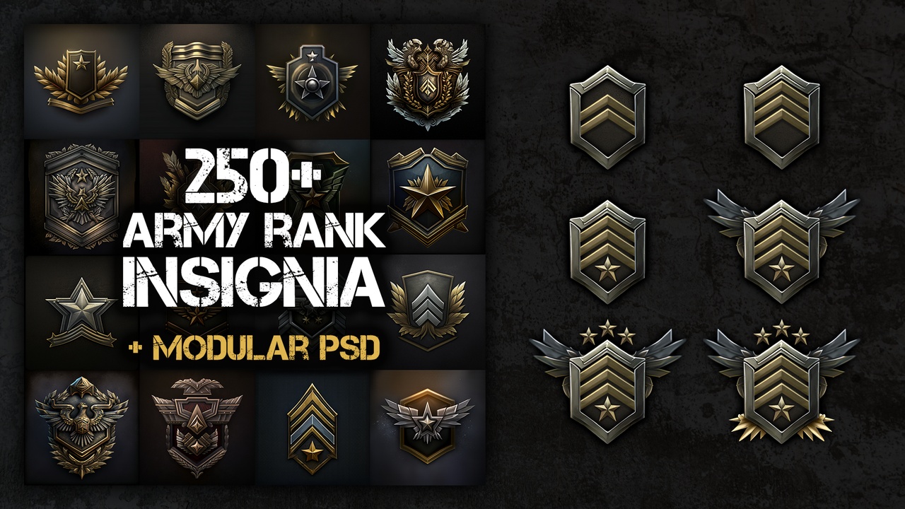Media 1 for listing Army Rank Insignia