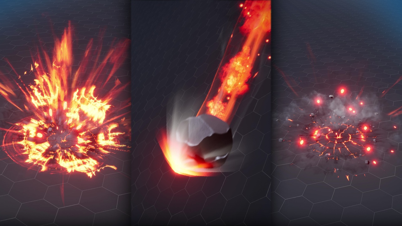 商品 Meteor & Explosion VFX 的媒体 1