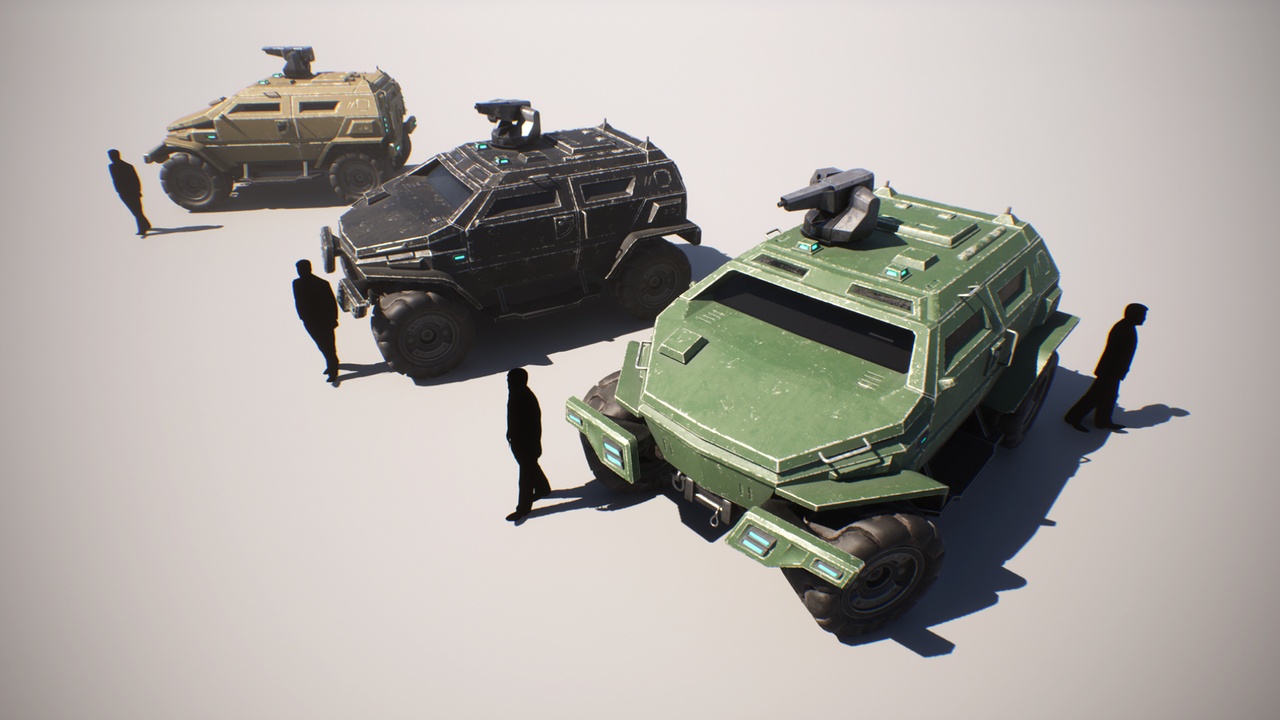 出品Sci-fi Military Vehicle  (Driveable)のメディア1