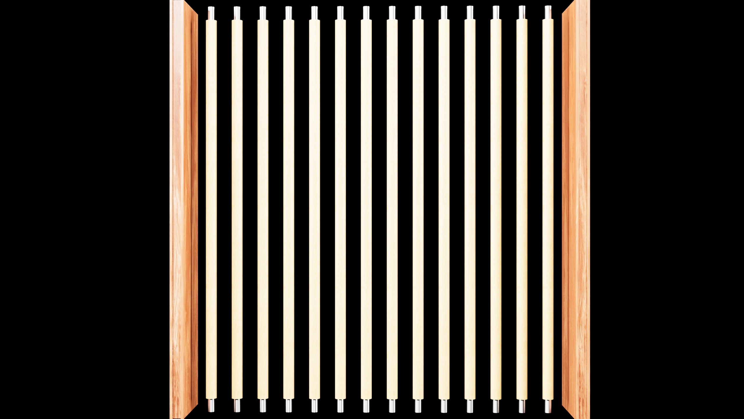 Media 1 for listing Wood Column Slatted Panel