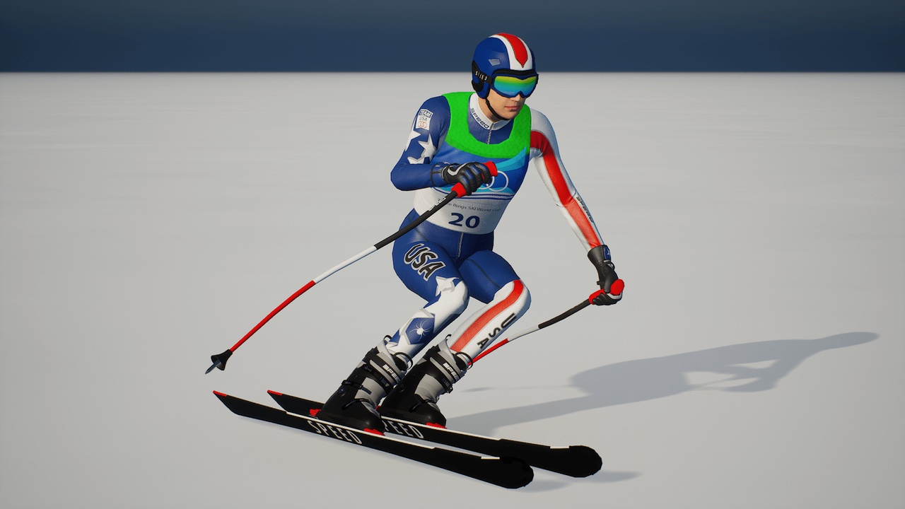 Media 1 for listing Female Skier Animated