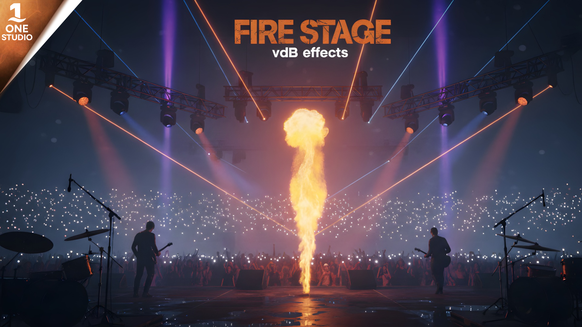 Fire Stage Vdb Effects Pack Loop | Fab