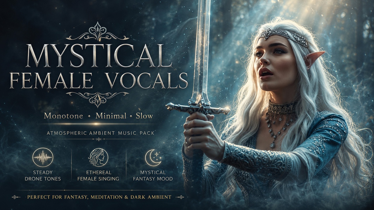 Media 1 for listing Mystical Female Vocals – Ambient Music Pack
