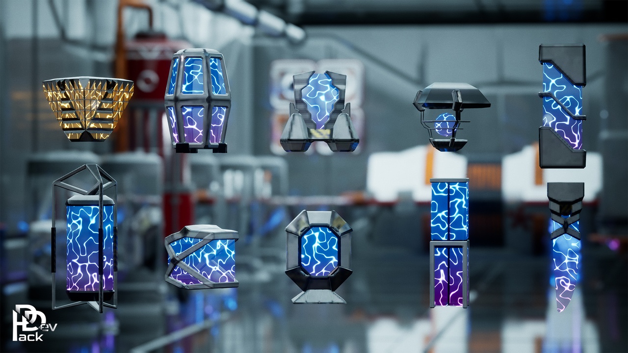 商品 SciFi Lanterns / 24 Assets 的媒体 1