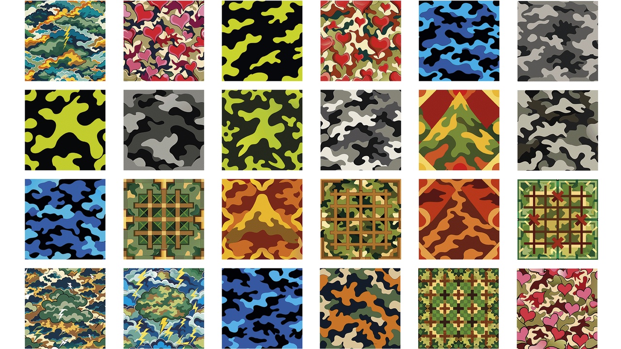 Media 1 for listing 183 Seamless Camouflage Textures: Classic & Fun Variants