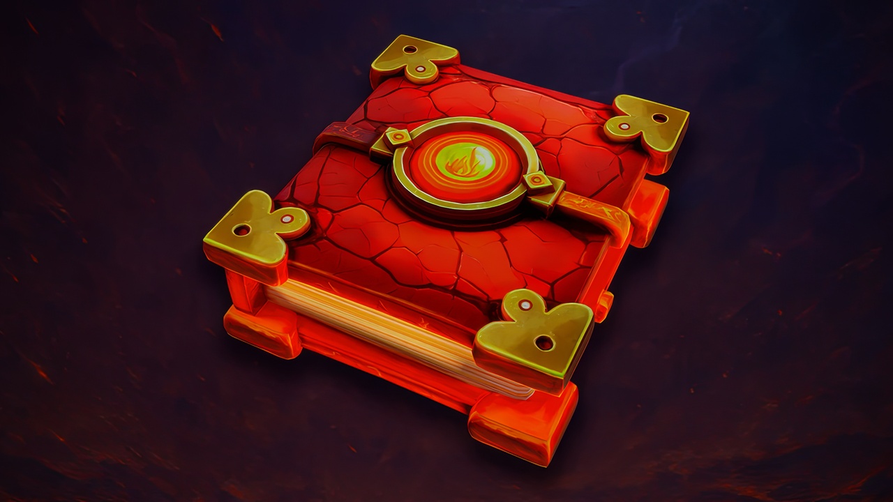 Media 1 for listing Stylized Magic Fire Book – GameReady Fantasy Spellbook (Rigged & Animated)