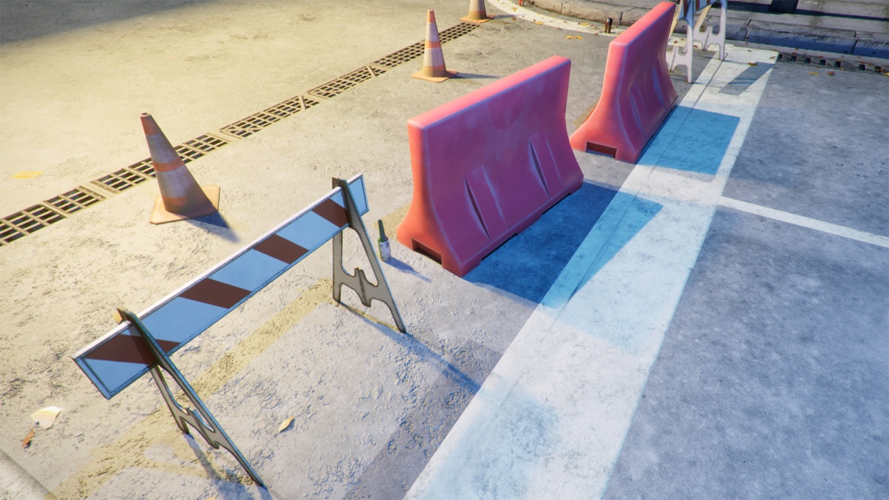 Media 1 for listing Top-Down Street Props,Roads, Benches, Lampposts, Garbage