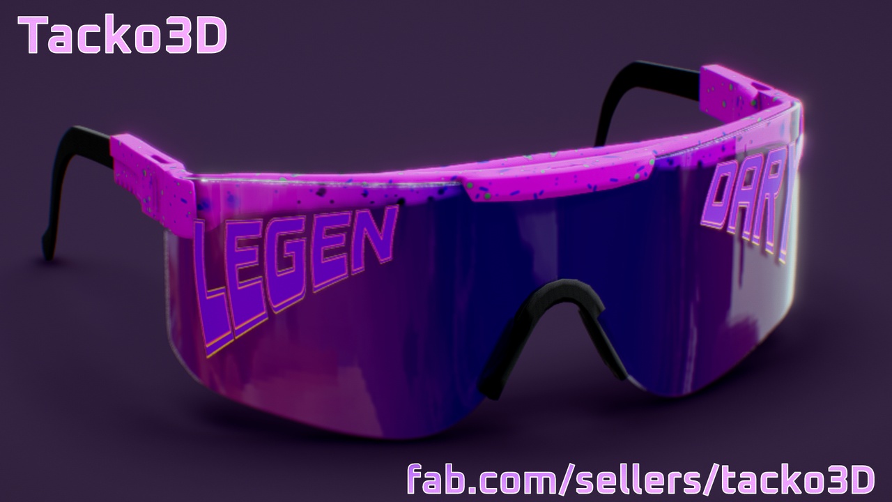Media 1 for listing Retro Sunglasses Polarized - Royal Purple