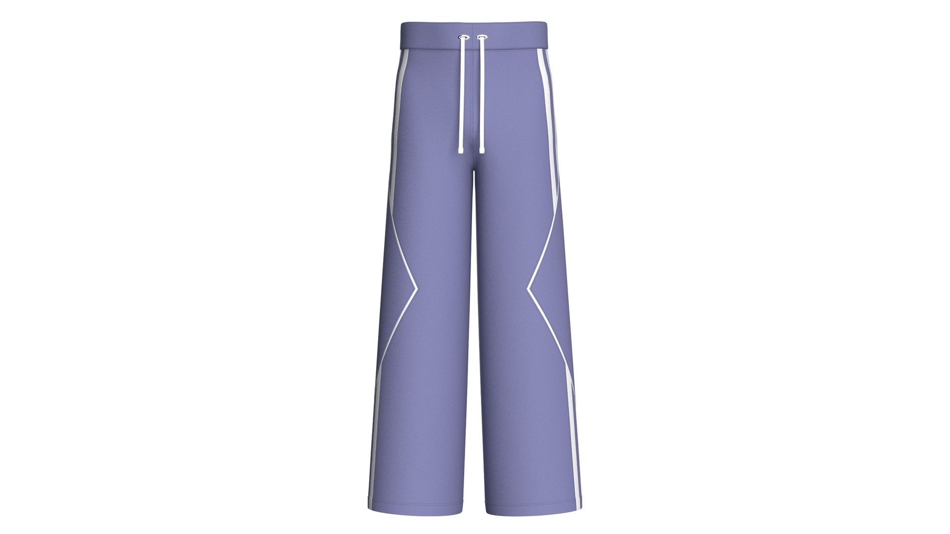 Media 1 for listing Men Wide - Leg Side Stripes Trousers | High Poly