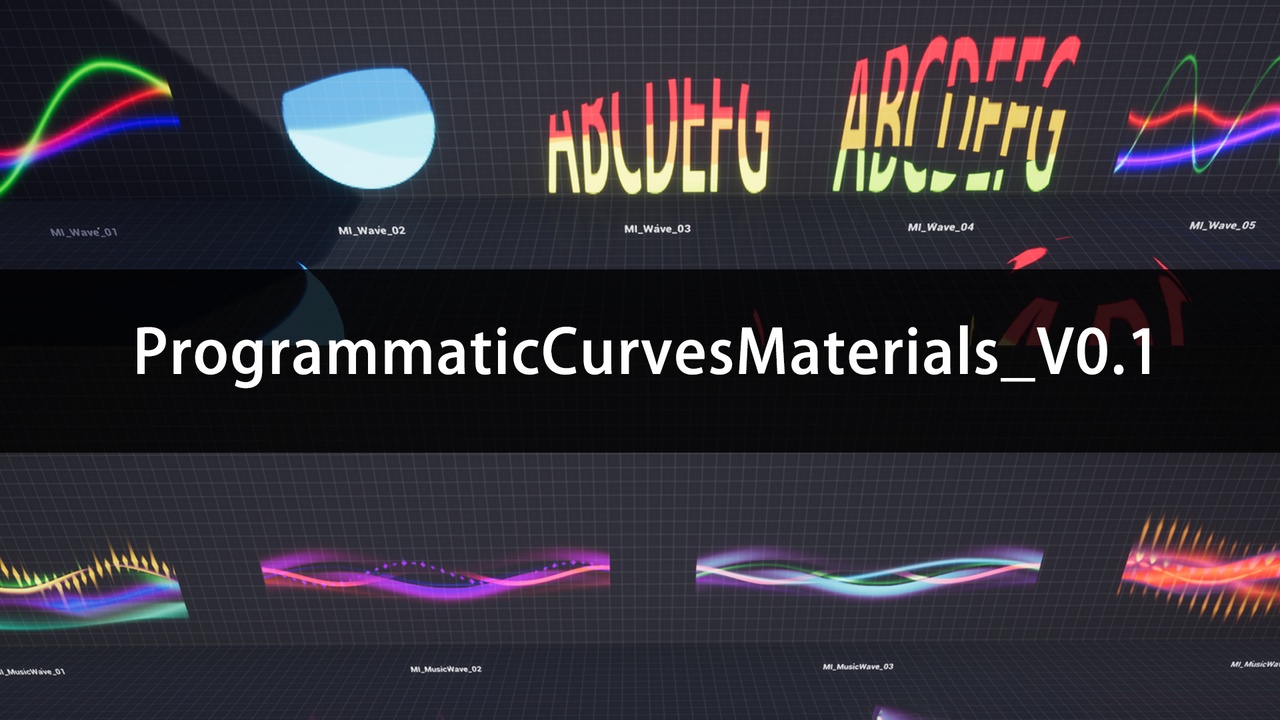 Media 1 for listing Programmatic Curves Materials V0.1