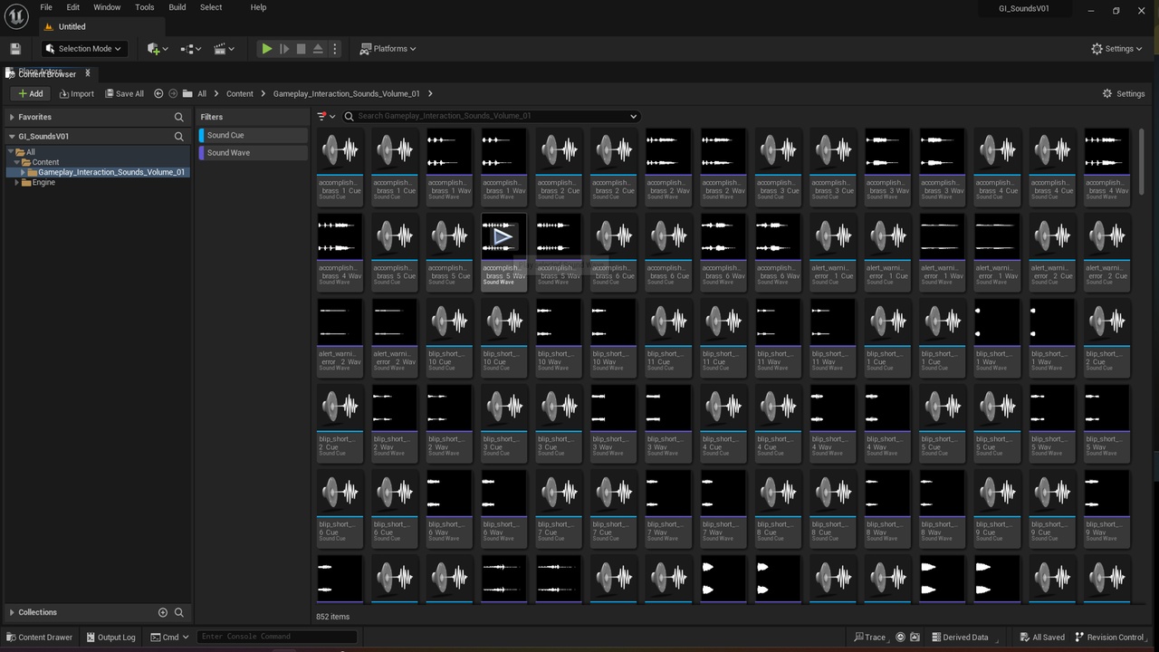 Media 1 for listing Gameplay Interaction Sounds Volume 01