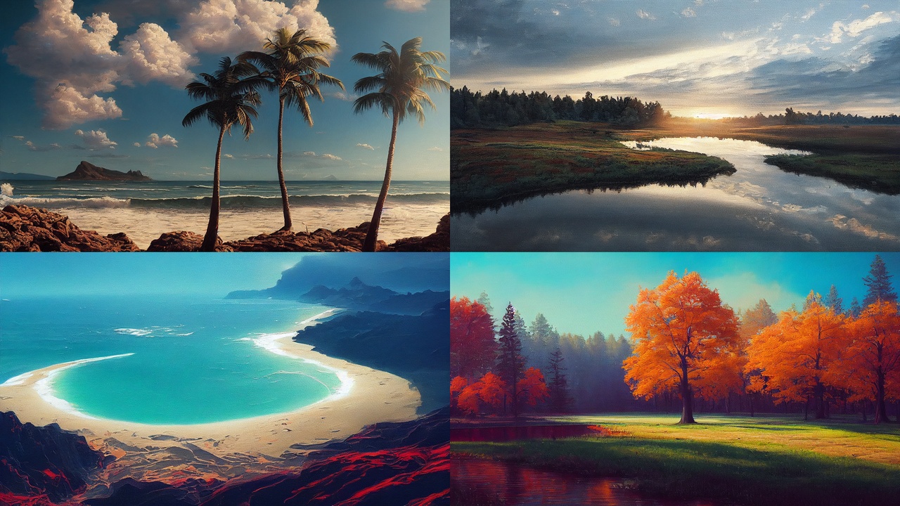 Paintings: Landscapes of the USA 제품 등록을 위한 미디어 1개