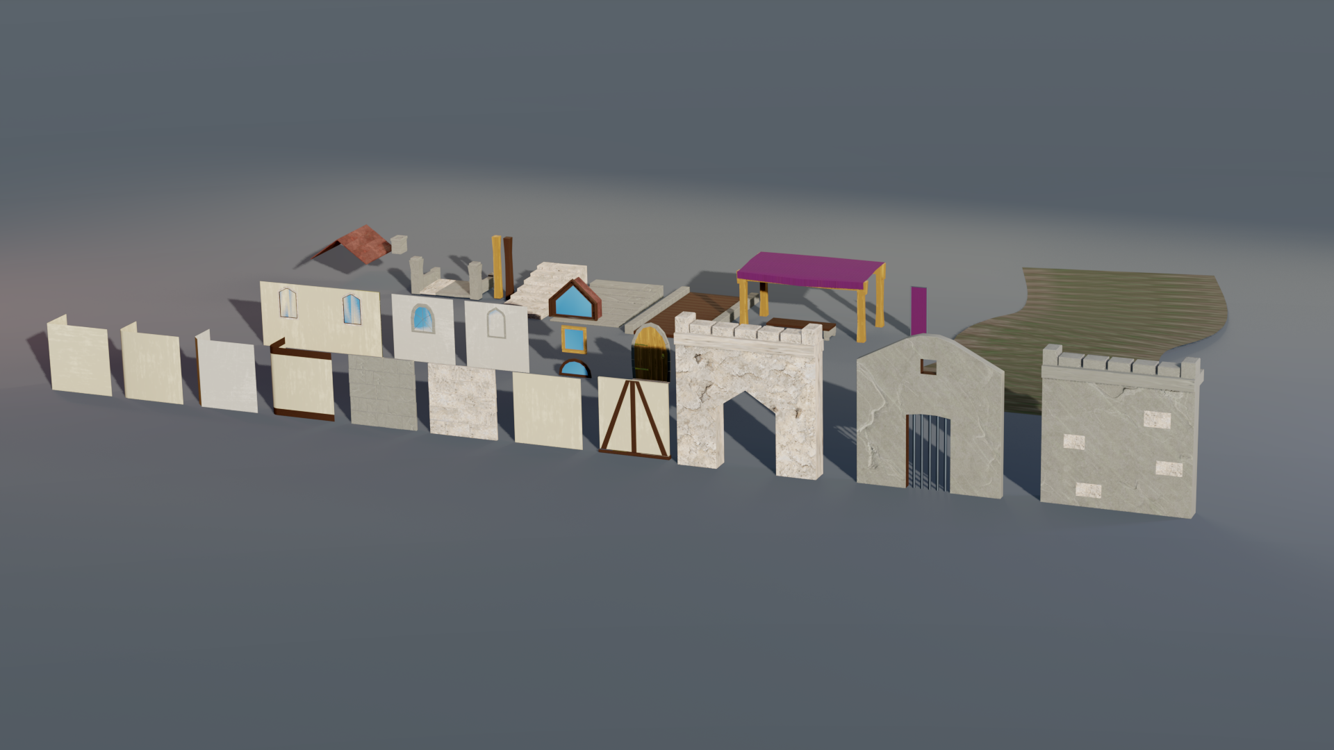 Stylized Medieval Modular Pack | Fab