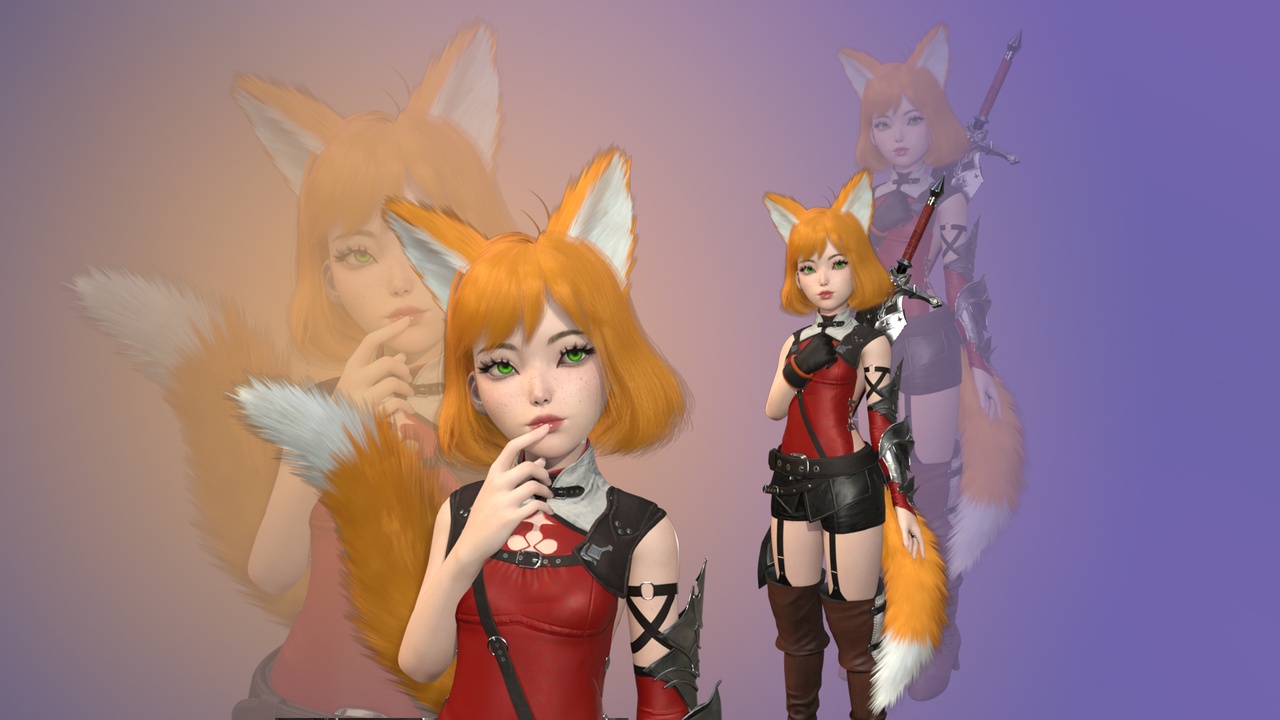 Média 1 pour l'article Fox Girl