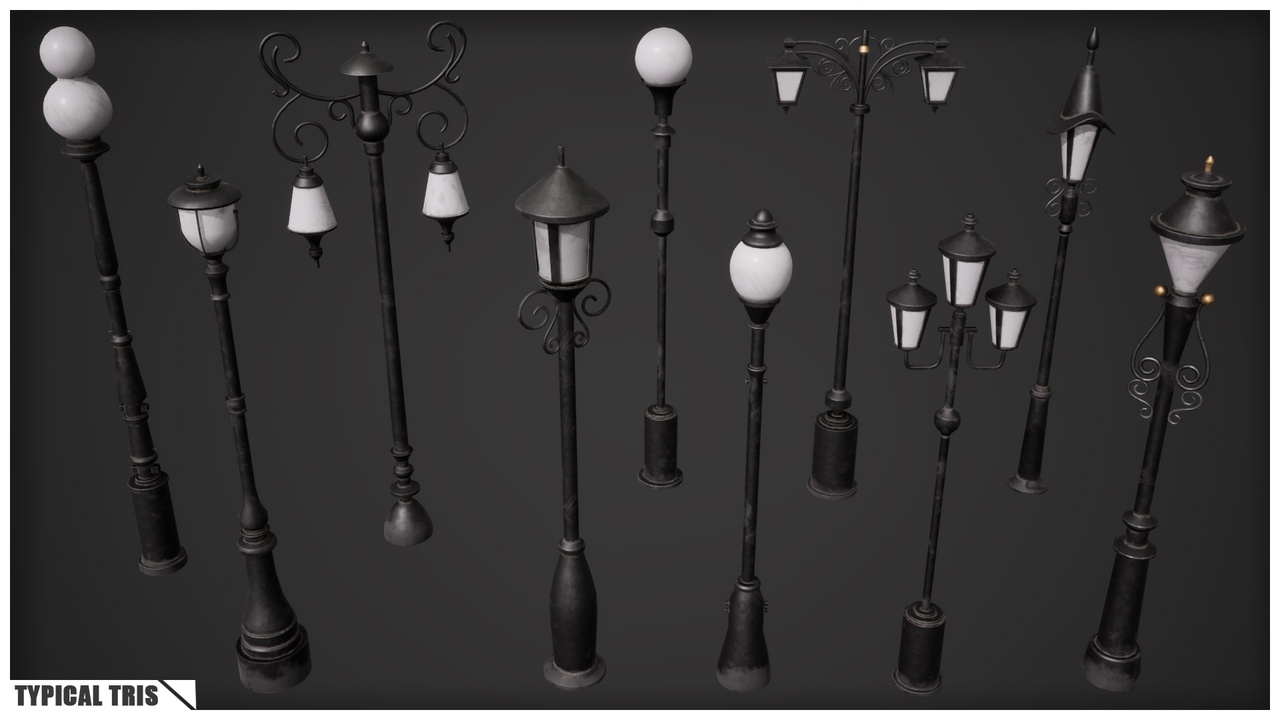 Media 1 for listing Light Poles Pack Vol.2