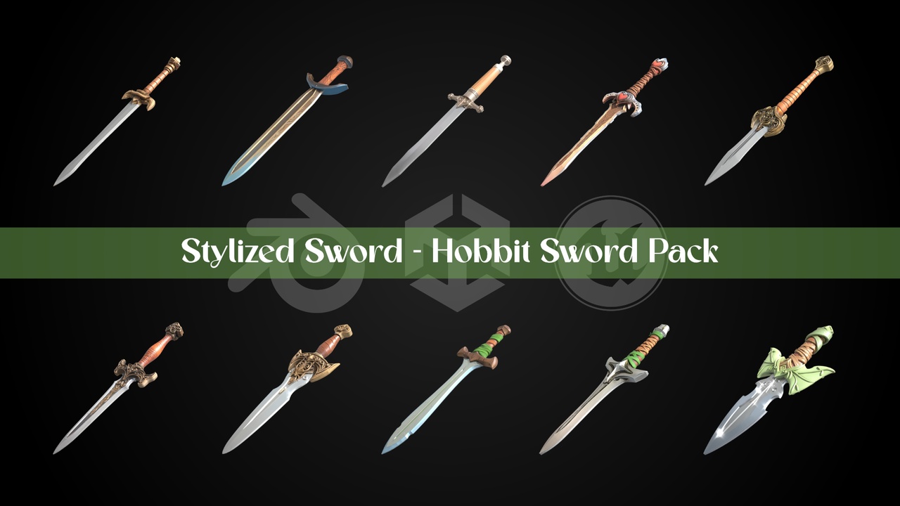 Stylized Sword - Hobbit Sword Pack | Fab