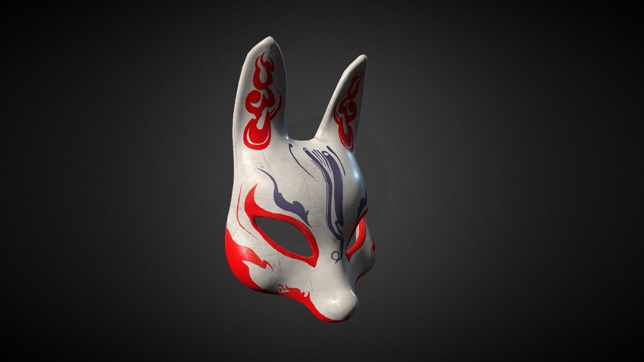 Media 1 for listing Ultimate Japanese fox Mask 05