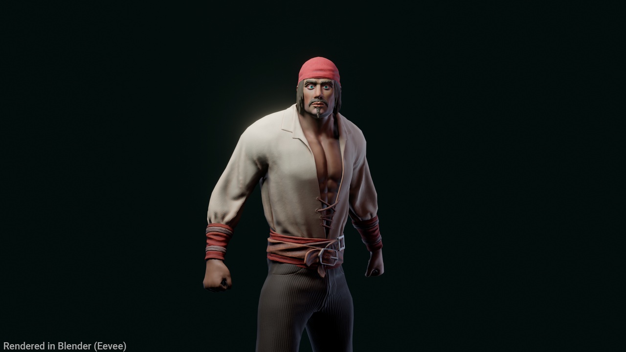Media 1 for listing Stylized Pirate 7