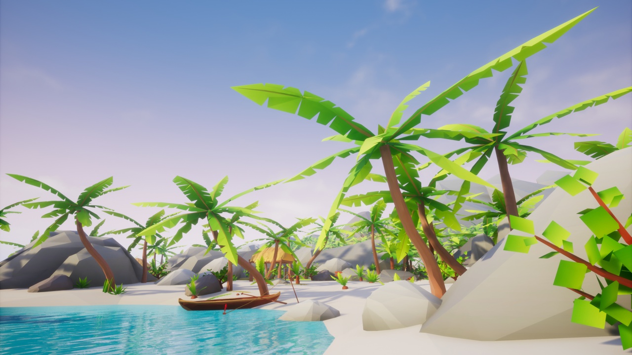 Media 1 for listing Lowpoly Style Tropical Pack