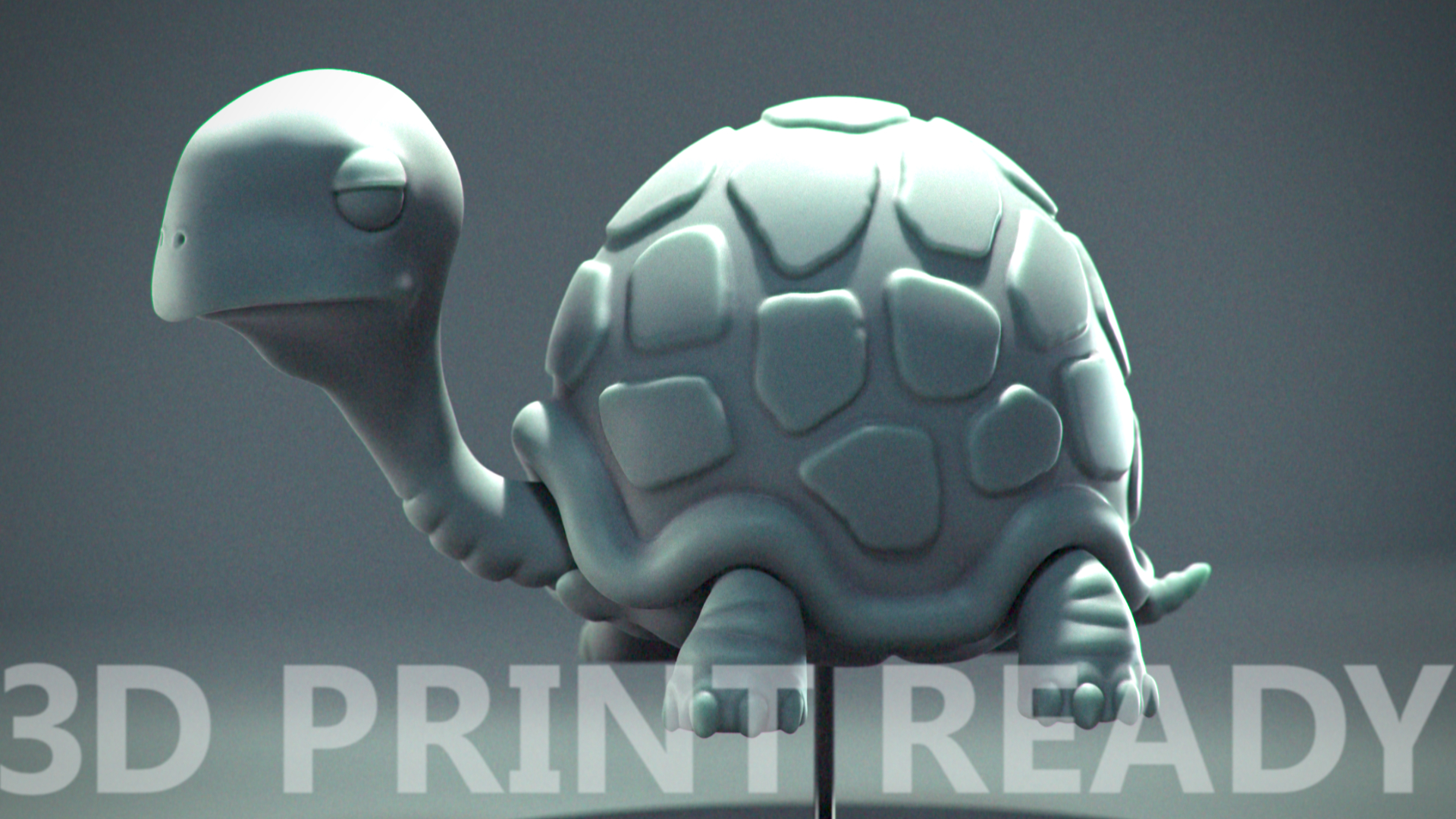 Turtle Figurine - 3D Printable | Fab