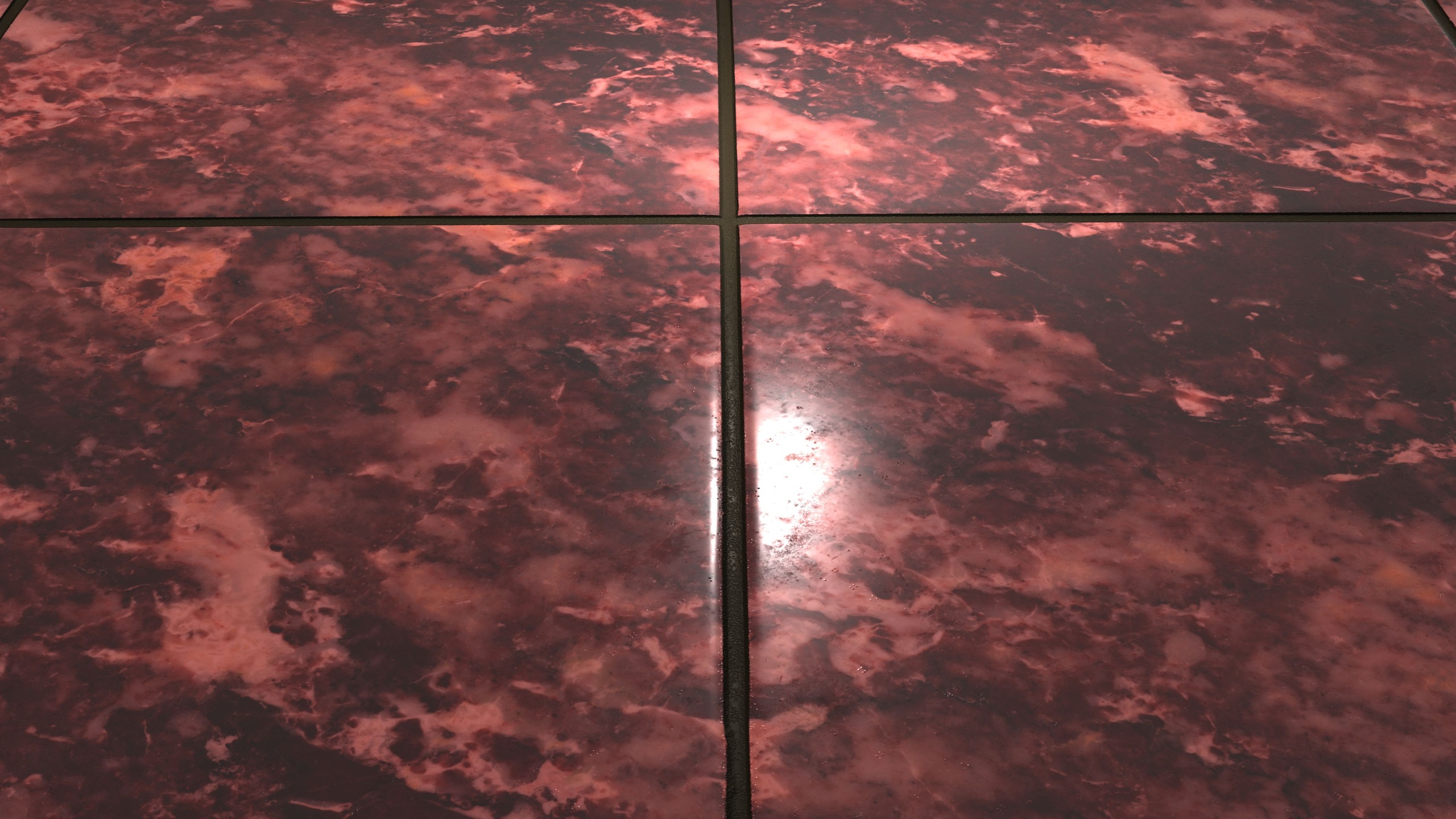 Media 1 for listing Red Marble Tiles 8K PBR Texture