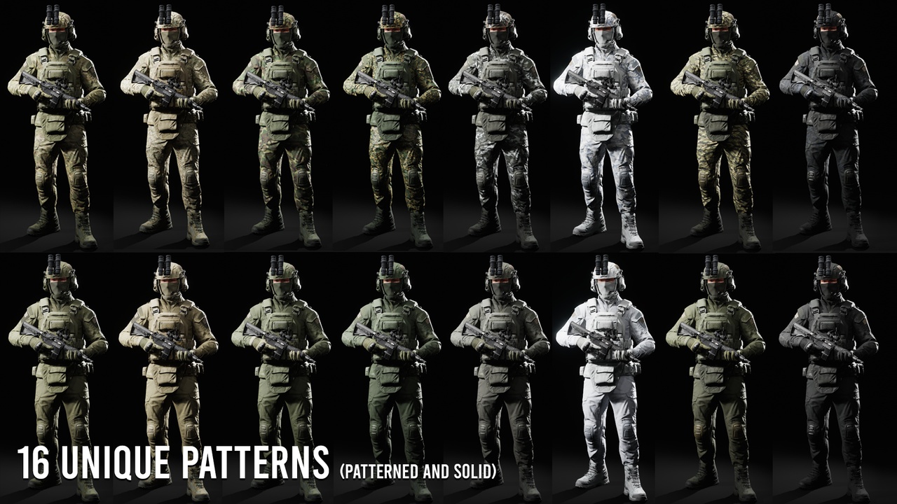 Media 1 for listing MODULAR SOLDIER | Military Character Pack