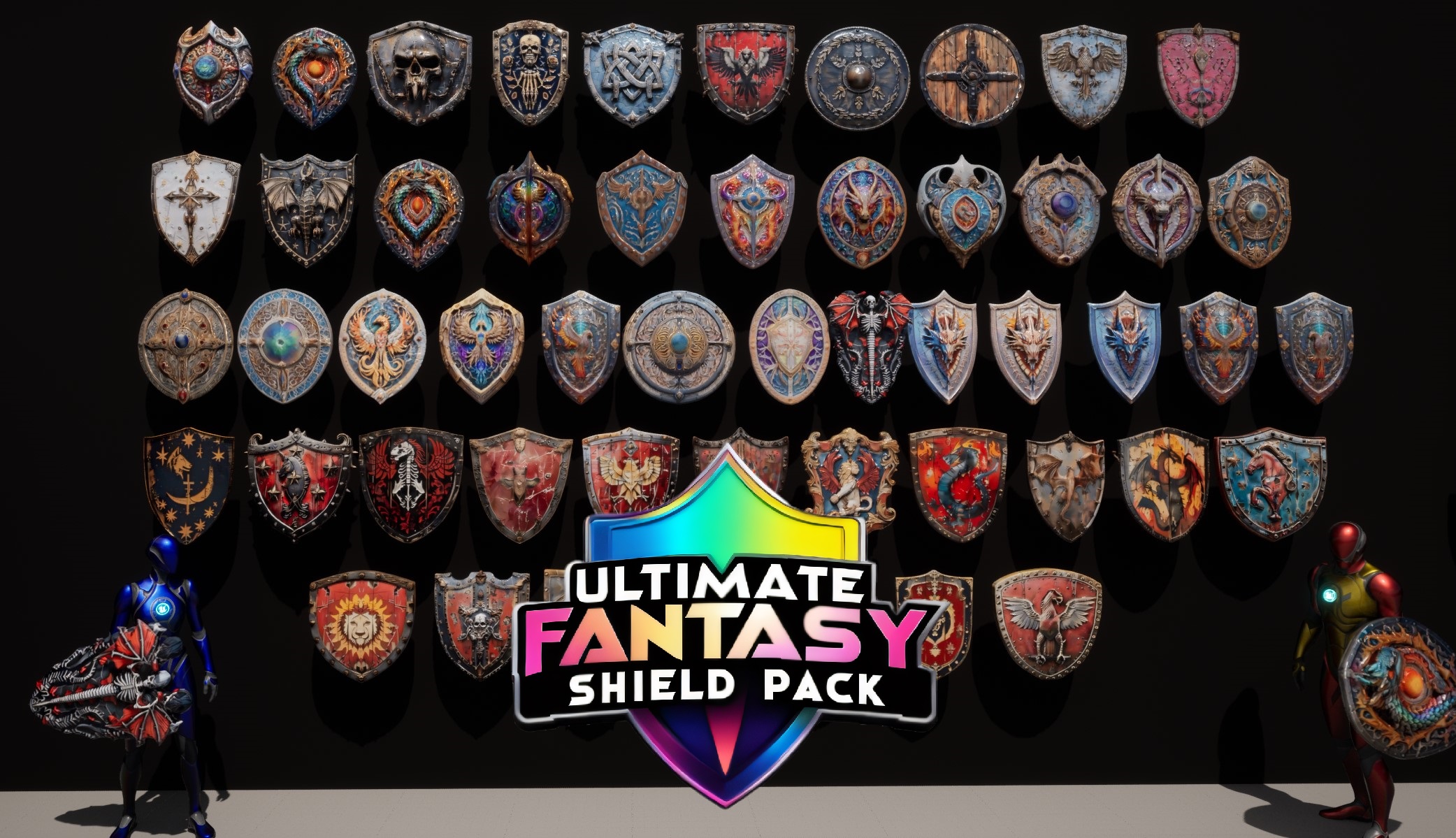 Ultimate Fantasy Shield Pack | Fab