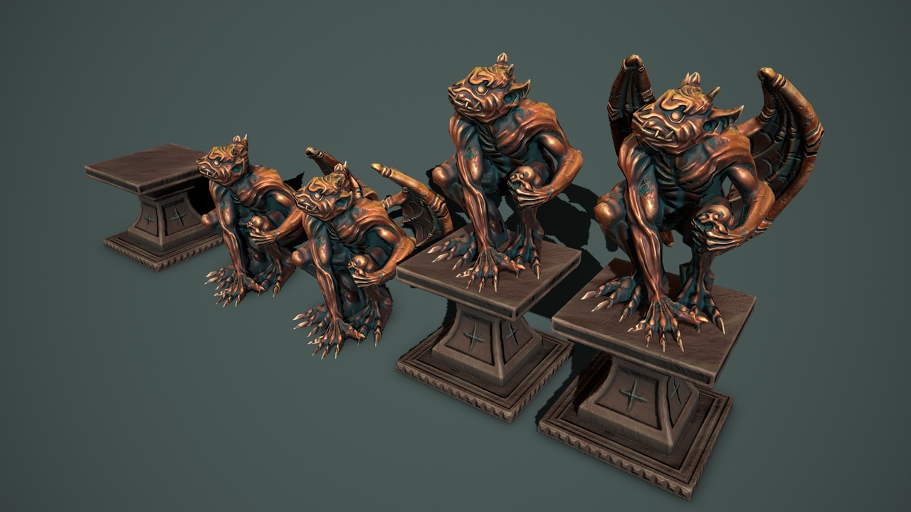 Media 1 for listing Statue gargoyle