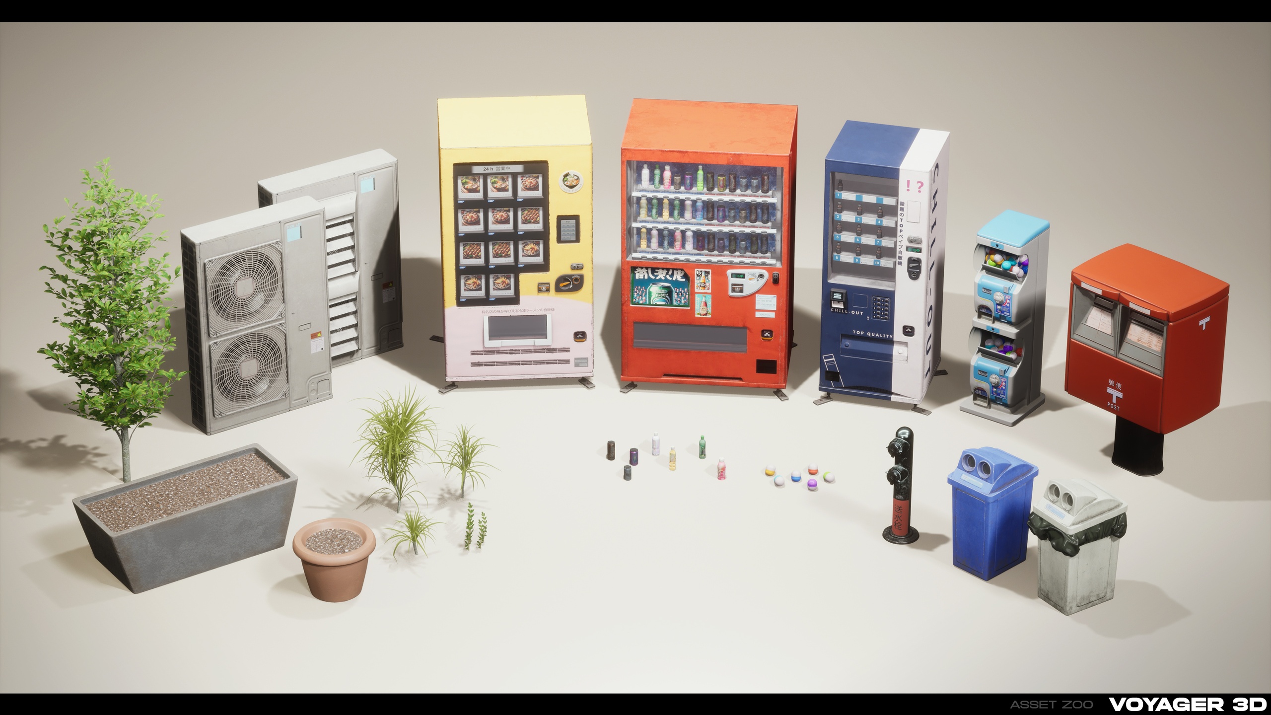 Media 1 for listing Japanese Alley Props Pack - Vol.01