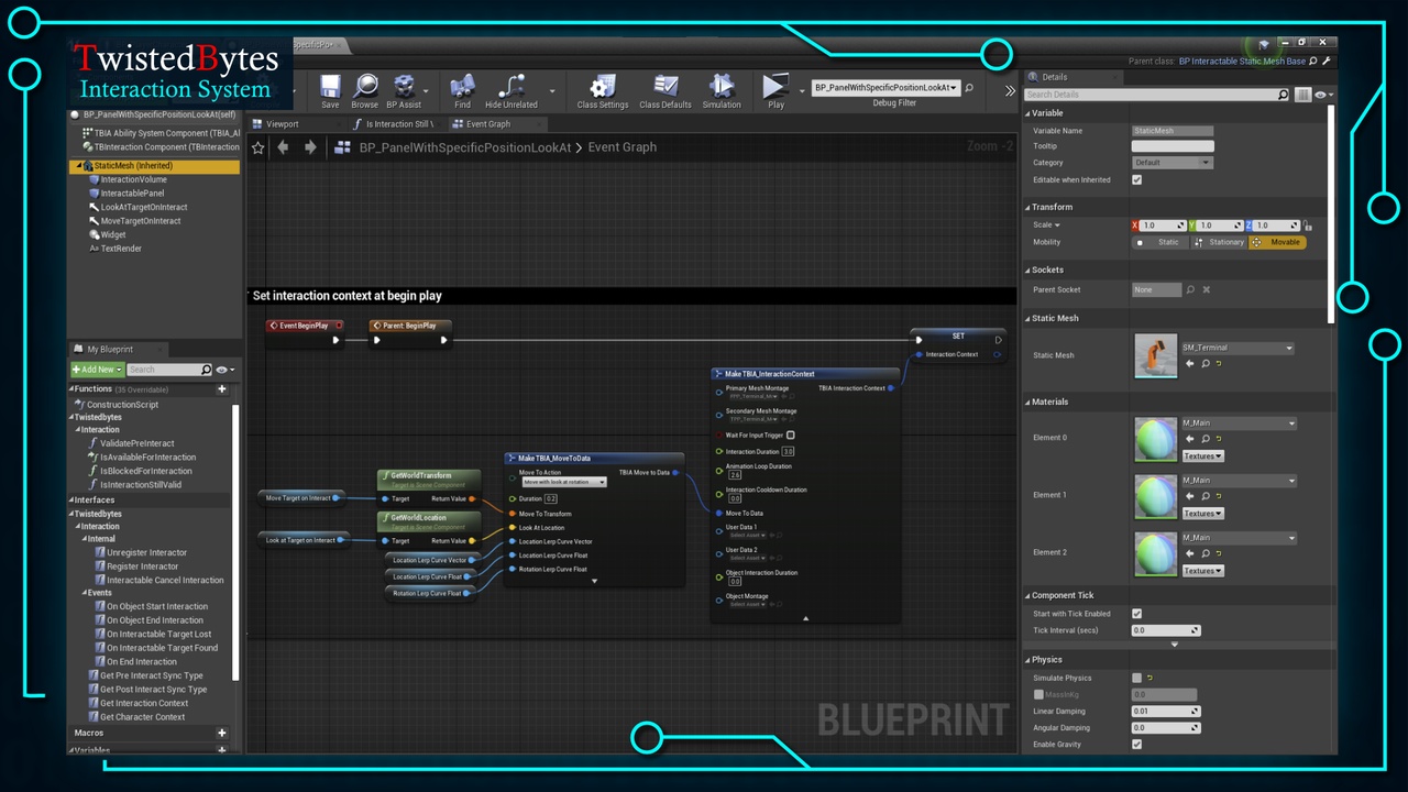 TwistedBytes Interaction System