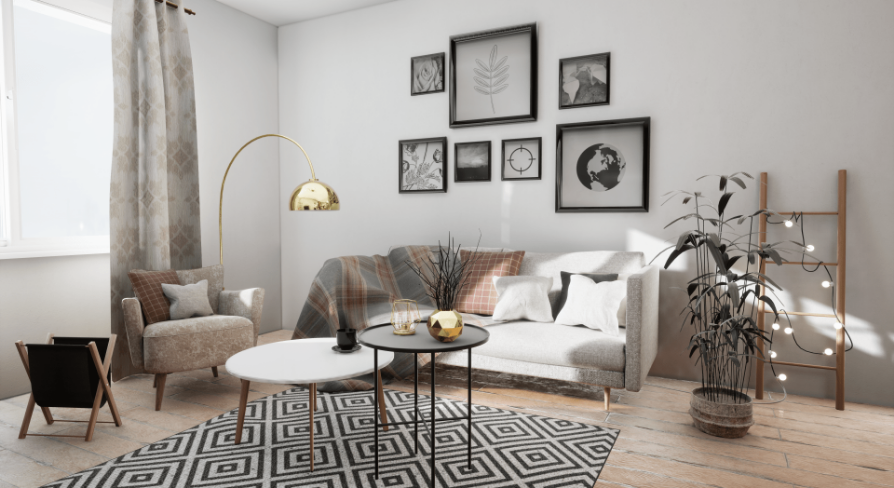 Normal Interior Photo Very Basic Apartment Interior (Fully basic-furnished) | Fab