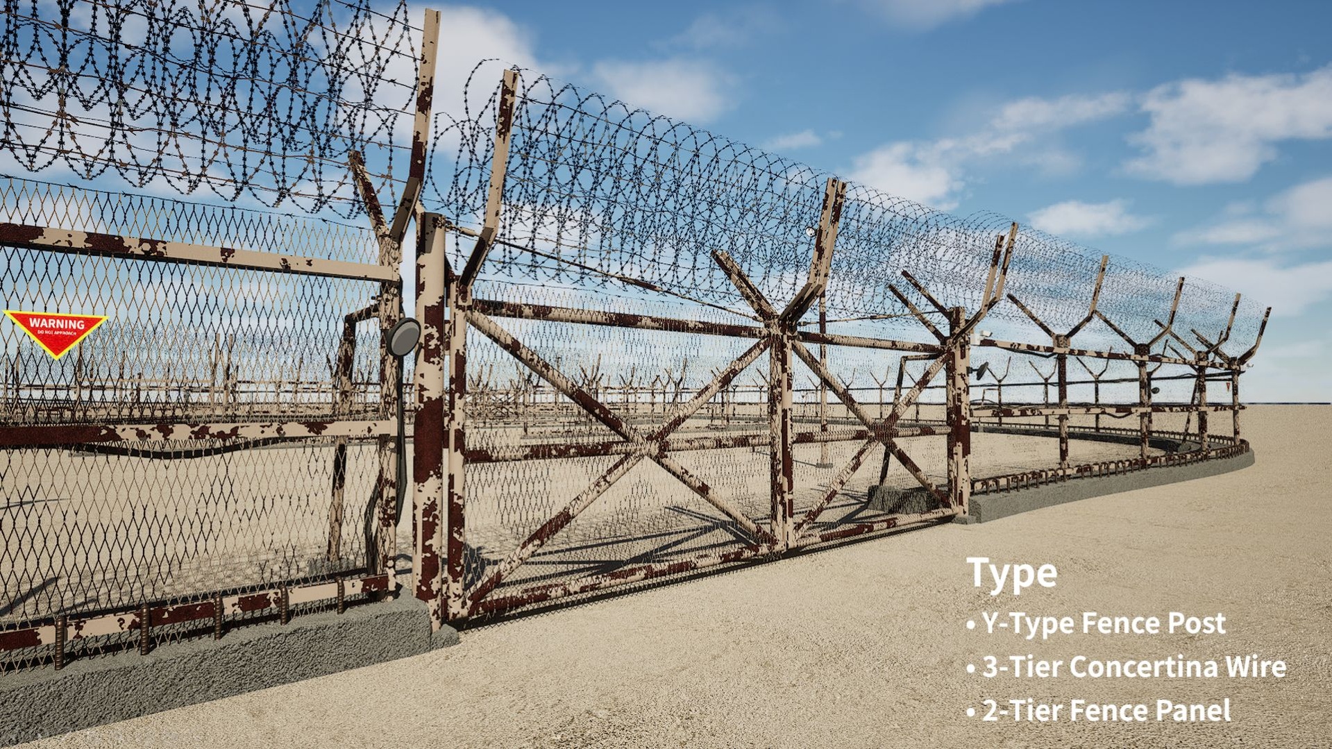 Media 1 for listing Military Fence System