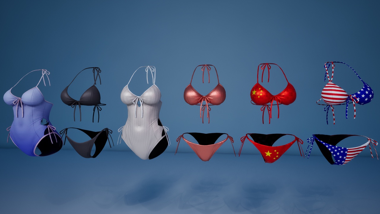 Media 1 for listing Female ( Arin ) Swimwear Pack Vol.1 for MetaHuman - SH Studio