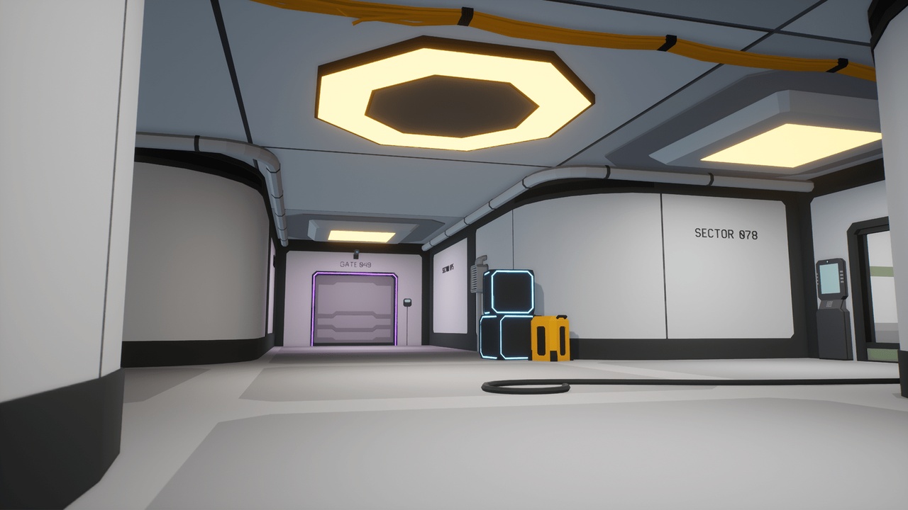 Media 1 for listing Low Poly Sci-Fi Cyberpunk Interior