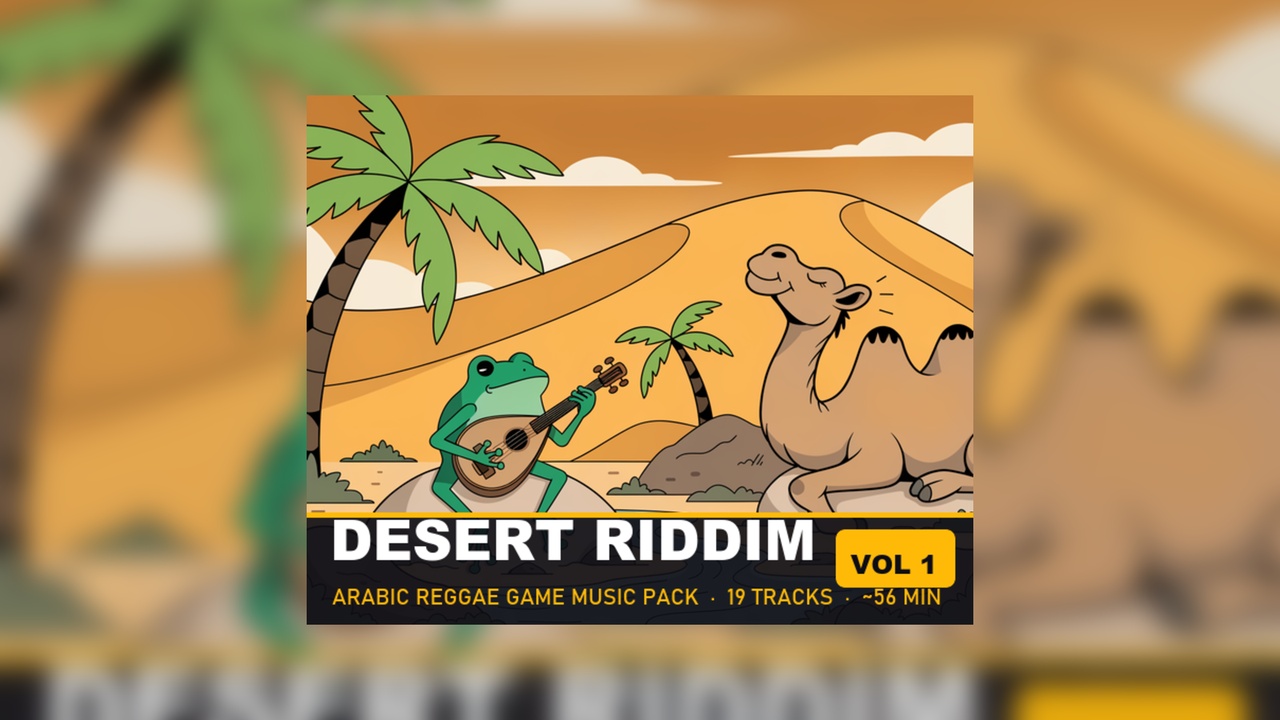 Media 1 for listing Desert Riddim Vol 1 - Arabic Reggae Game Music Pack