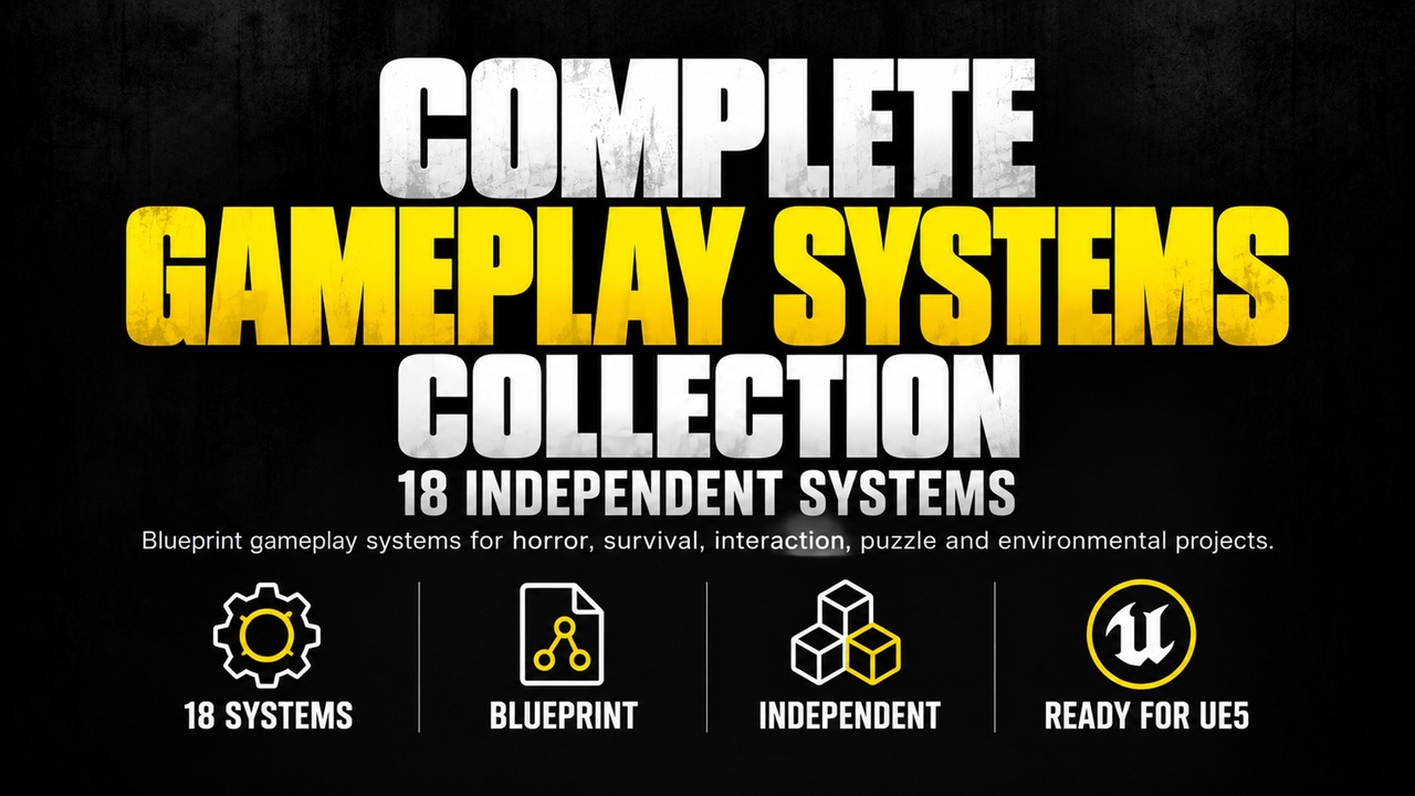 Media 1 for listing Complete Gameplay Systems Collection – 18 Independent Systems