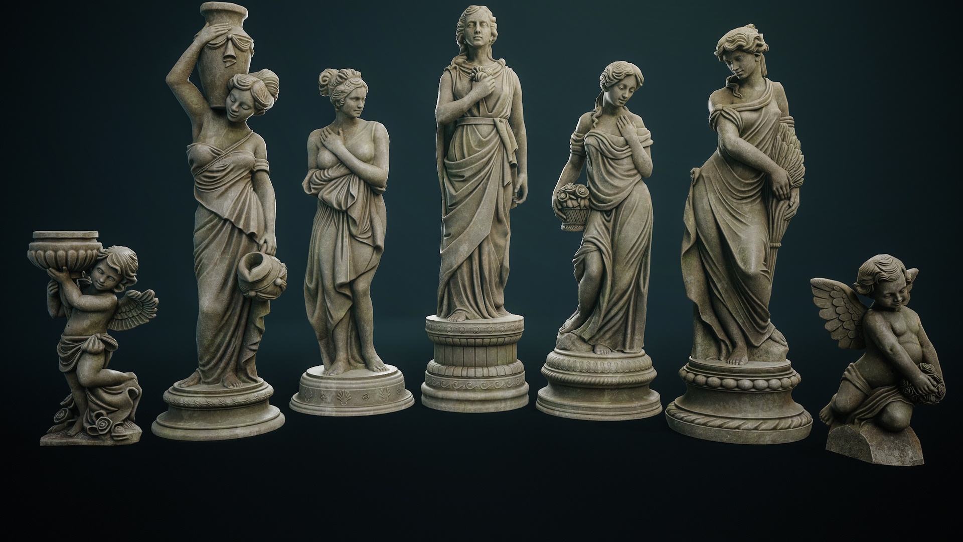 Media 1 for listing Statue Sculpture Bundle