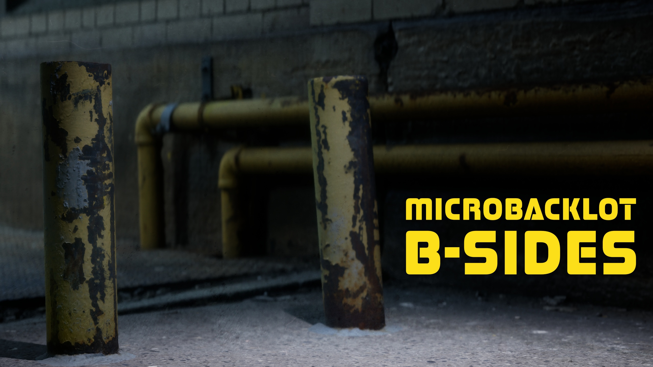 Media 1 for listing MICROBACKLOT | B-SIDE // DUAL METAL BARRICADE POSTS