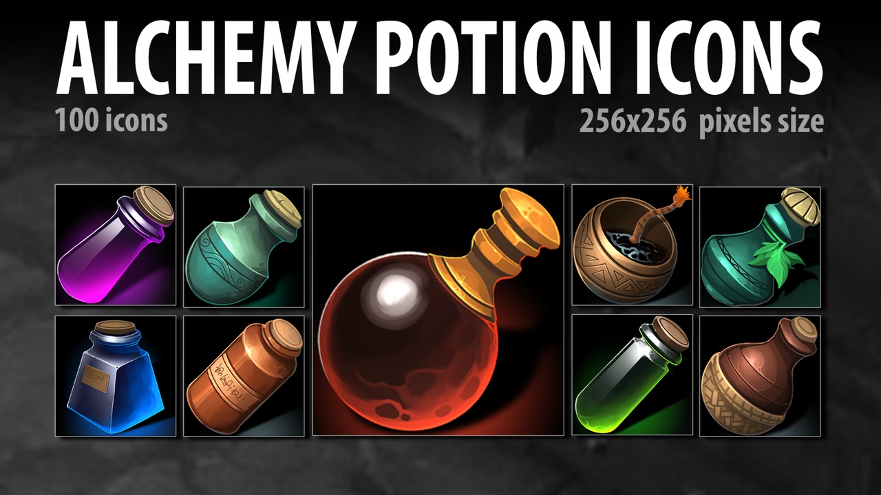 Media 1 for listing Alchemy Potion Icons