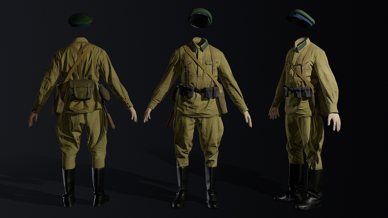Média 1 pour l'article The uniform of a soldier of the Soviet army