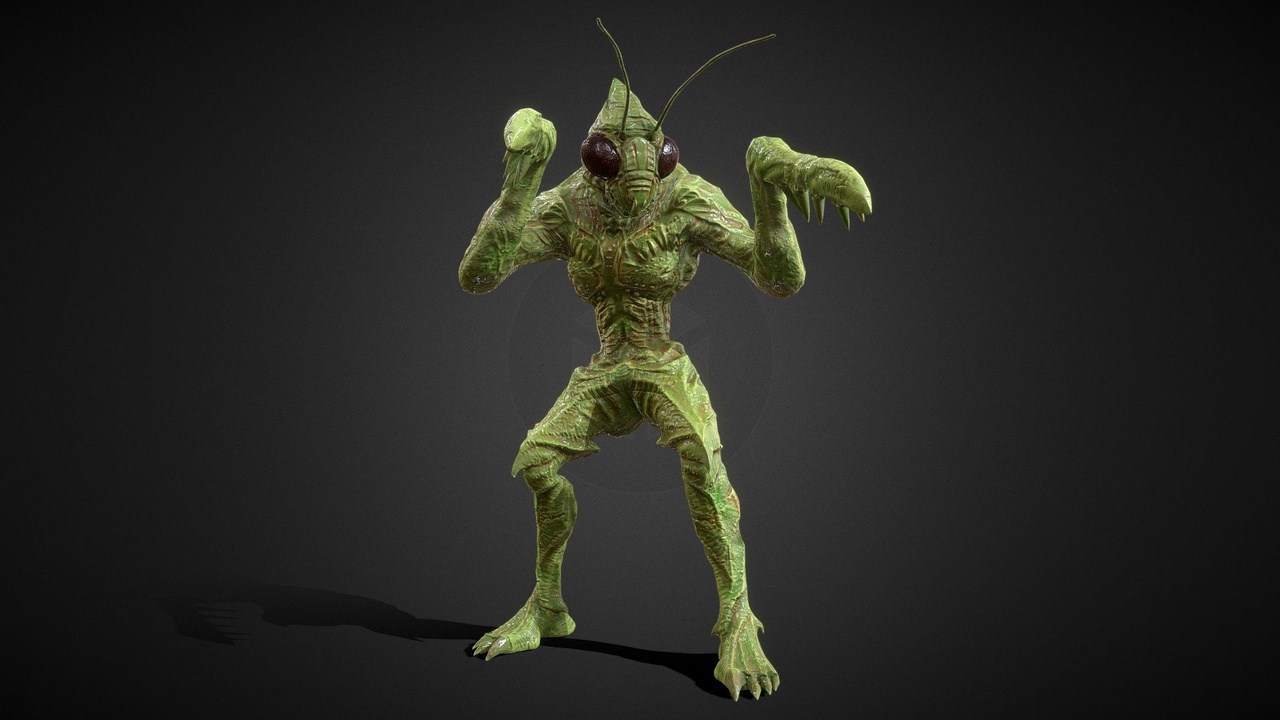 Media 1 for listing Mantis Human Ver2 | HiepVu