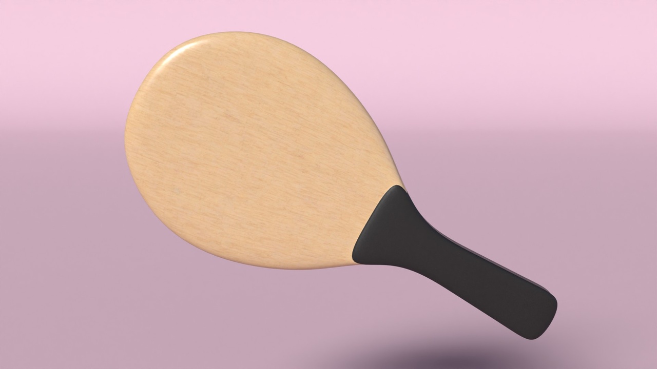 Media 1 for listing Wooden Beach Racket