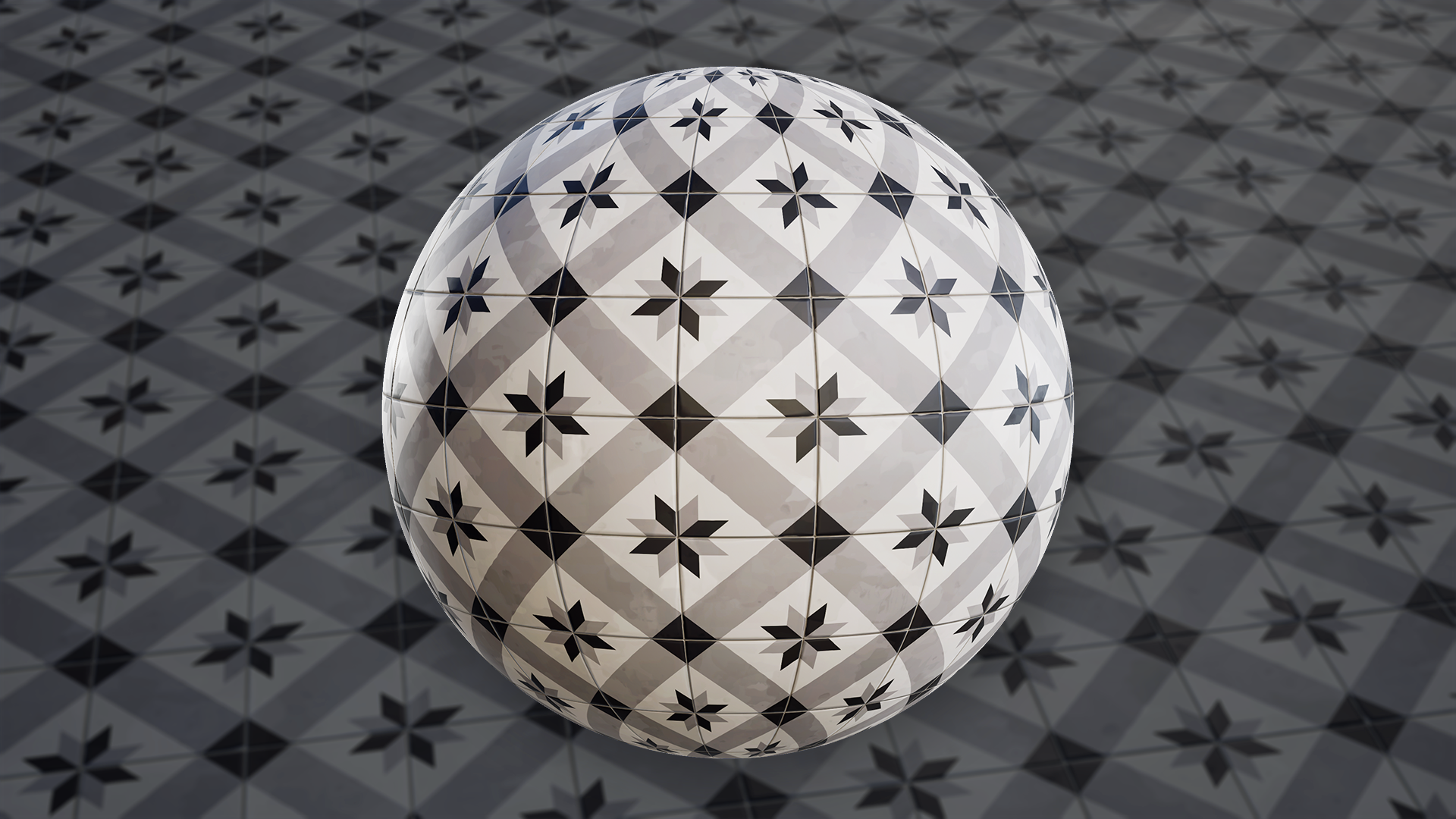 Stylized Patterned Tiles 03A - Material | Fab