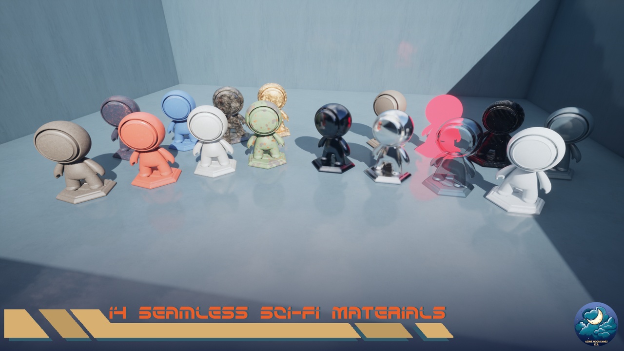 Media 1 for listing 14 Seamless Sci-Fi Materials Vol 00